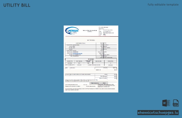 Beispielrechnung der Kenya Meru Water and Sewerage Services